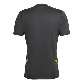 Men's Short-sleeved Football Shirt Adidas Con22 Black