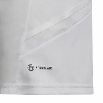 Children's Short Sleeved Football Shirt Adidas Con22 White