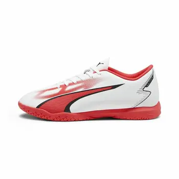 Adult's Indoor Football Shoes Puma Ultra Play It White Red