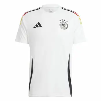 Men's Short-sleeved Football Shirt Adidas Deutschland 24 1ª White