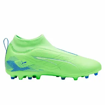 Childrens Football Boots Puma Ultra 5 Match+ Ll Mg Green