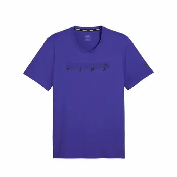 Men’s Short Sleeve T-Shirt Puma Energy Cloudspun Blue