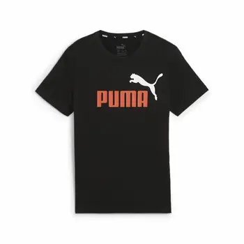 Child's Short Sleeve T-Shirt Puma Essentials+ 2 Col Logo