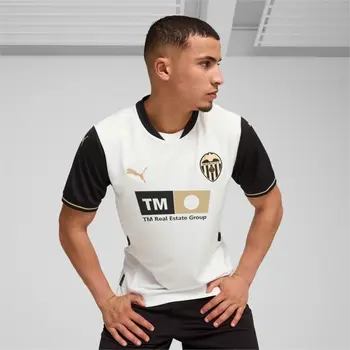 Men's Short-sleeved Football Shirt Puma Valencia C.F. Home Replica