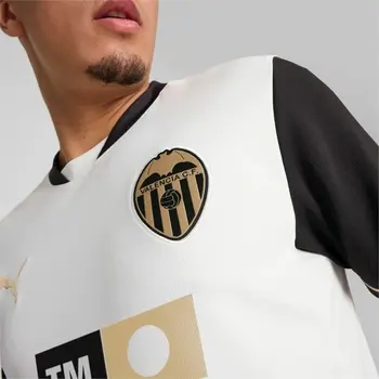 Men's Short-sleeved Football Shirt Puma Valencia C.F. Home Replica