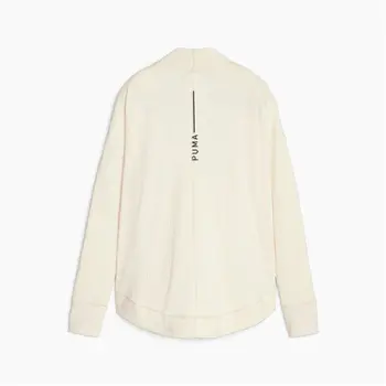 Women's Sports Jacket Puma Studio Unwind Long C White