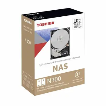 Hard Drive Toshiba HDWG11AEZSTA 3,5" 10 TB