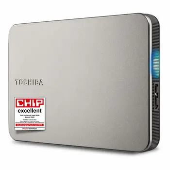 External Hard Drive Toshiba HDTX210ESCAA 1 TB HDD Silver Magnetic