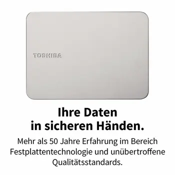 External Hard Drive Toshiba HDTX210ESCAA 1 TB HDD Silver Magnetic