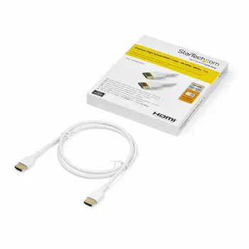 HDMI Cable Startech RHDMM1MPW            4K Ultra HD 1 m White