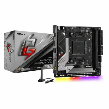 Motherboard ASRock B550 PHANTOM GAMING-ITX/AX AMD AM4 AMD B550 AMD