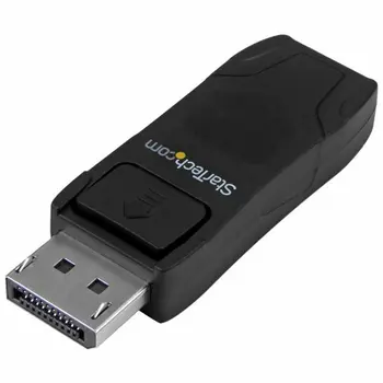 DisplayPort to HDMI Adapter Startech DP2HD4KADAP 4K Ultra HD Black White Cyan