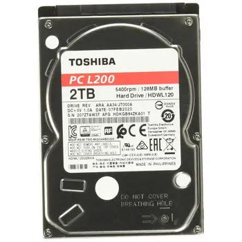 Hard Drive Toshiba HDKGB91ZKA01T 2,5" 2 TB