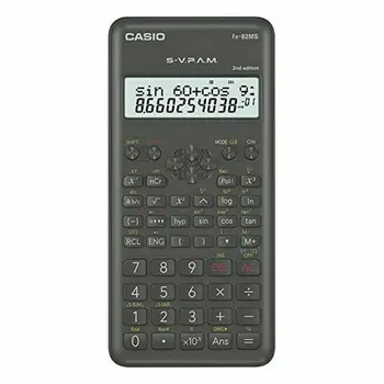 Scientific Calculator Casio FX-82 MS2 Black Dark grey Plastic