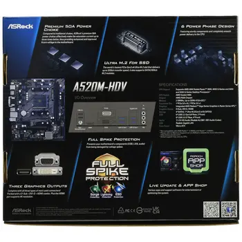 Motherboard ASRock A520M-HDV AMD AM4
