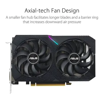 Graphics card Asus Nvidia GeForce RTX 3050 8 GB GDDR6
