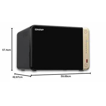 NAS Network Storage Qnap TS-664 Black
