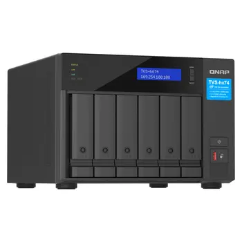 NAS Network Storage Qnap TVS-H674 Black intel core i5-12400