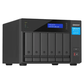 NAS Network Storage Qnap TVS-H674 Black intel core i5-12400