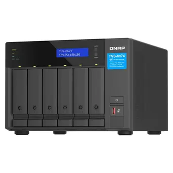 NAS Network Storage Qnap TVS-H674 Black intel core i5-12400