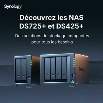 NAS Network Storage Synology DS725+ Black AMD Ryzen R1600
