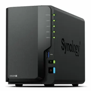 NAS Network Storage Synology DS225P+ Black Intel Celeron J4125