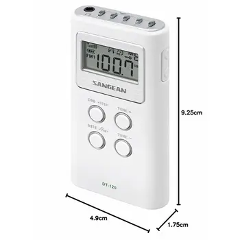 Transistor Radio Sangean DT-120 White