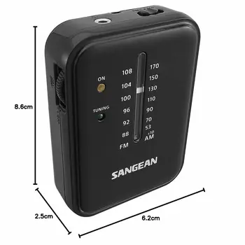 Transistor Radio Sangean SR-32 Black AM/FM