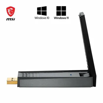 USB Adaptor MSI AX1800 Black