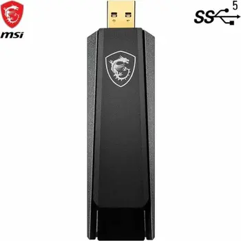 USB Adaptor MSI AX1800 Black