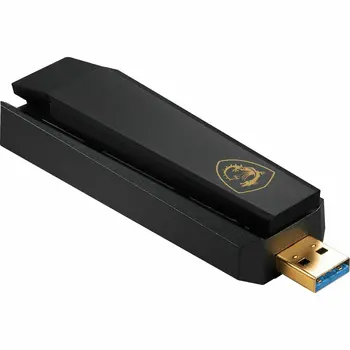 Network Adaptor MSI AXE5400 Black