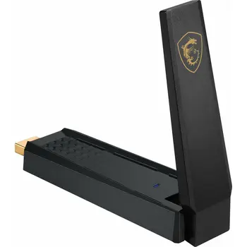 Network Adaptor MSI AXE5400 Black