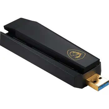 Network Adaptor MSI AXE5400 Black
