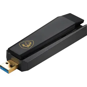 Network Adaptor MSI AXE5400 Black