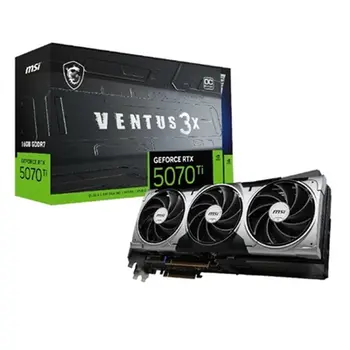 Graphics card MSI VENTUS 3X OC 16 GB nvidia geforce rtx 5070 nvidia geforce rtx 5070 ti GDDR6X GDDR7