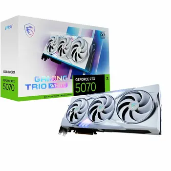 Graphics card MSI RTX 5070 12G GAMING TRIO OC WHI nvidia geforce rtx 5070 12 GB GDDR6X GDDR7