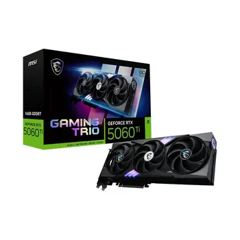 Graphics card MSI RTX 5060 Ti 16G GAMING TRIO OC geforce rtx 5060 ti 16 GB GDDR7