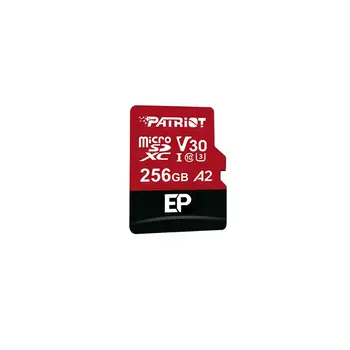 Micro SD Memory Card with Adaptor Patriot Memory PEF256GEP32MCX 256 GB
