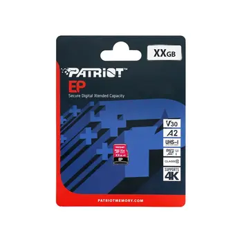 Micro SD Memory Card with Adaptor Patriot Memory PEF256GEP32MCX 256 GB