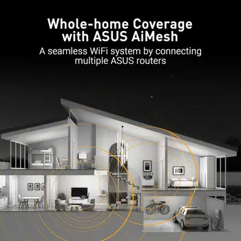 Wi-Fi Amplifier Asus TUF-BE6500 Black RJ45 Ethernet LAN Wi-Fi