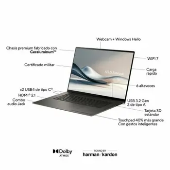 Laptop Asus 90NB13M1-M00KT0 16" 32 GB RAM 1 TB SSD