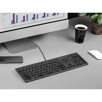 Keyboard A4 Tech A4TKLA47125 White Black Grey QWERTY