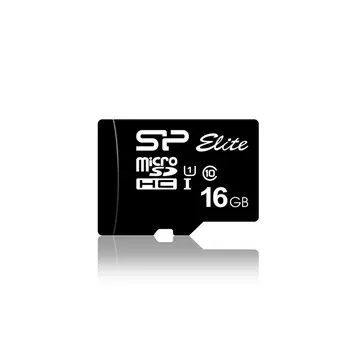 Micro SD Memory Card with Adaptor Silicon Power Elite 16 GB