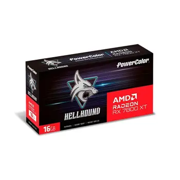 Graphics card Powercolor RX7800XT 16G-L/OC               16 GB GDDR6 AMD AMD RADEON RX 7800 XT
