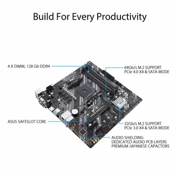 Motherboard Asus AMD AM4 AMD B550 AMD