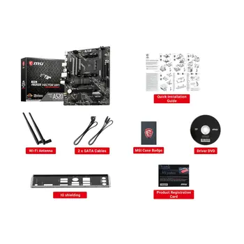 Motherboard MSI MAG A520M VECTOR WIFI AMD A520 AMD AM4