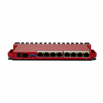 Router Mikrotik L009UIGS-RM Black Red RJ45 PoE x 1 USB x 1
