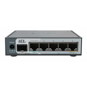 Router Mikrotik E60IUGS Black RJ45 Ethernet LAN PoE x 1 USB 3.2 USB x 1