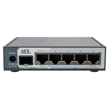 Router Mikrotik E60IUGS Black RJ45 Ethernet LAN PoE x 1 USB 3.2 USB x 1