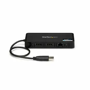 Dockstation Startech USBA2DPGB Black